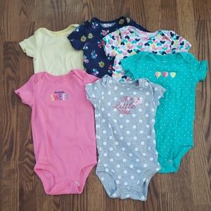Carter's Bodysuits bundle of 6
